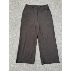Lululemon City Sleek 5 Pocket High-Rise Wide Leg Pant 7/8 Length Womens 27 Black